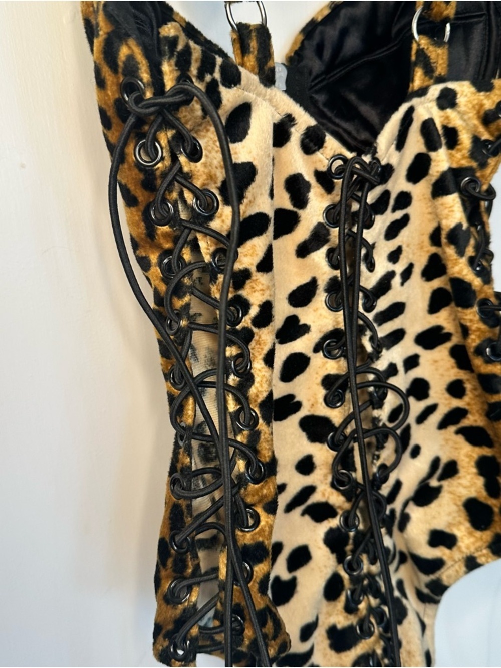 Deviations Dress In Peace Cheetah Bodysuit- Size XS Y2K - Picture 7 of 10